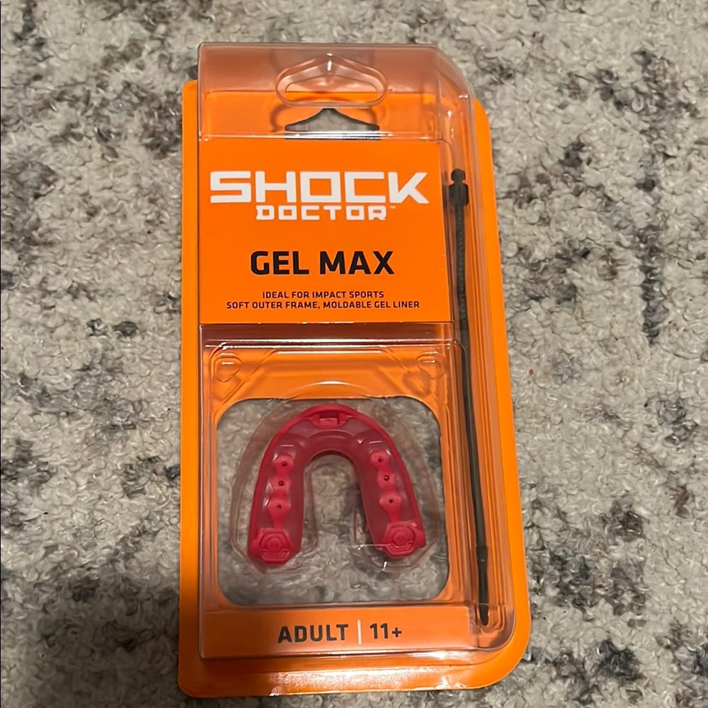 Red Gel Max Mouthguard Sports Accessory
